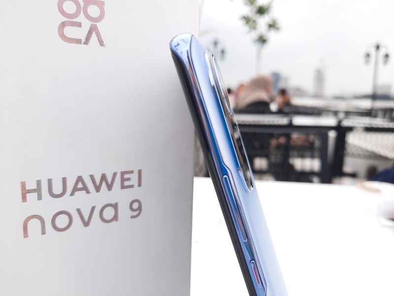 Gambar desain dan bodi Huawei nova 9