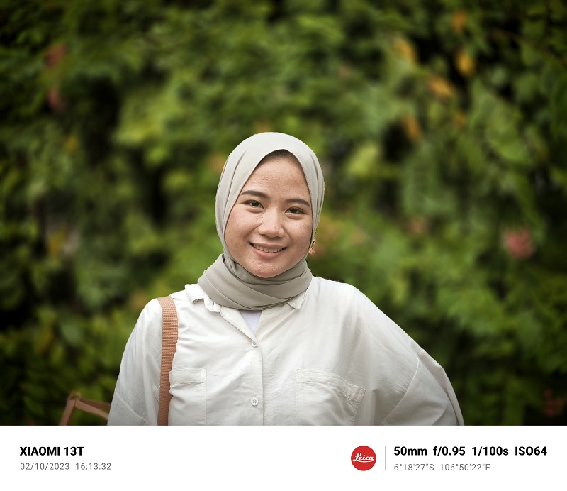 Hasil foto Portrait di Xiaomi 13T