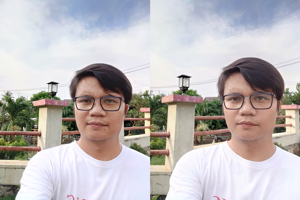 Foto selfie mode natural dan beautify realme 6 Pro