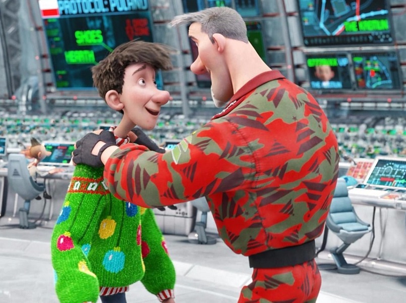 Ini adalah gambar dari film Arthur Christmas tahun 2011