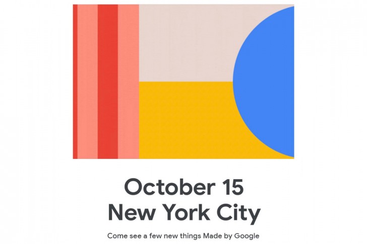 Ini adalah gambar dari undangan peluncuran Google Pixel 4 dan Pixel 4 XL