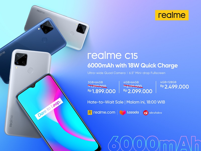 Spesifikasi dan harga Realme C15