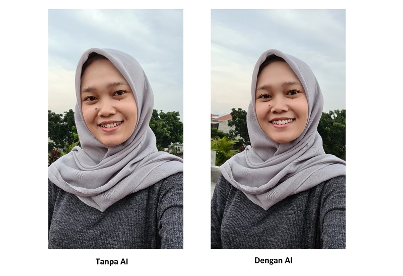 Hasil selfie Galaxy S20 Plus