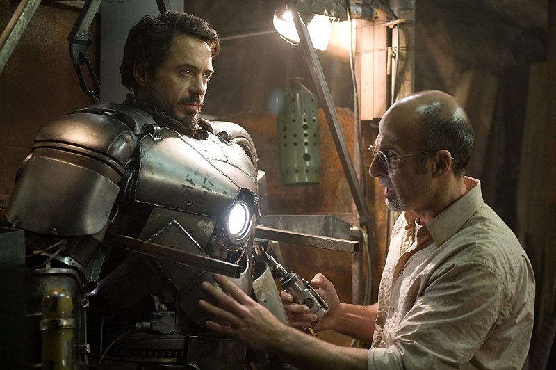 Cuplikan adegan dalam film pertama Iron Man