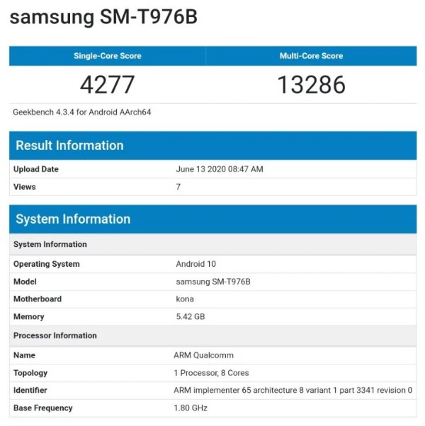 Bocoran Geekbench Samsung Galaxy S7+