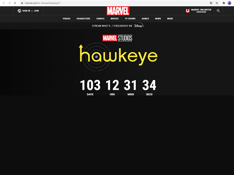 Marvel hitung mundur serial Hawkeye yang tayang 24 November