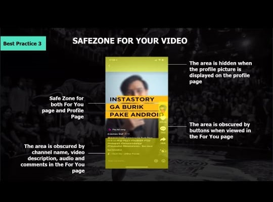 Safezone video TikTok