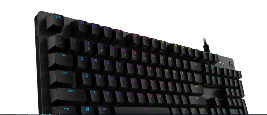 Logitech G512 Carbon tampil dalam ukuran full-sized