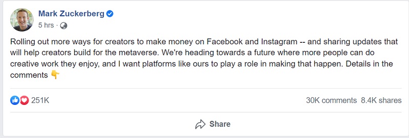 Cara baru hasilkan uang di Facebook dan Instagram
