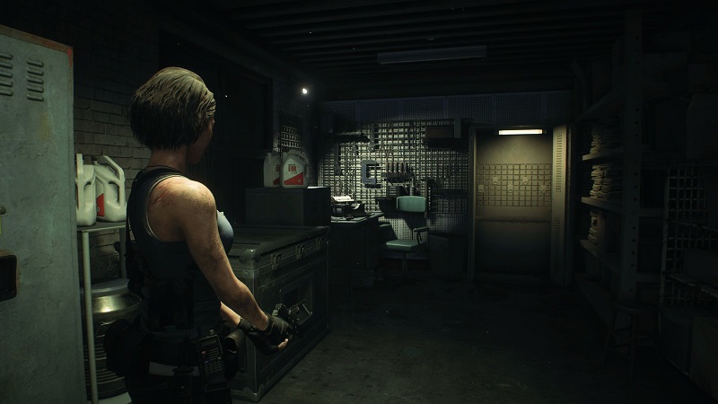 Ruang peralatan di Resident Evil 3 Remake