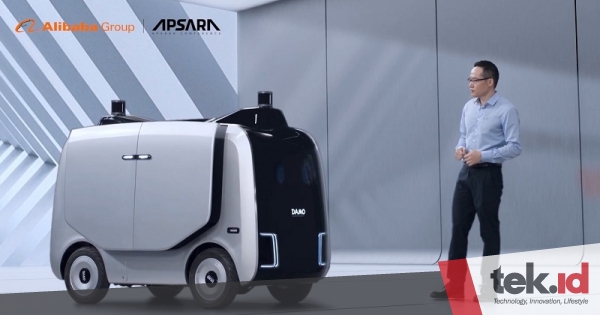 Robot Pengiriman Alibaba Mampu Jangkau Jarak 100 Km