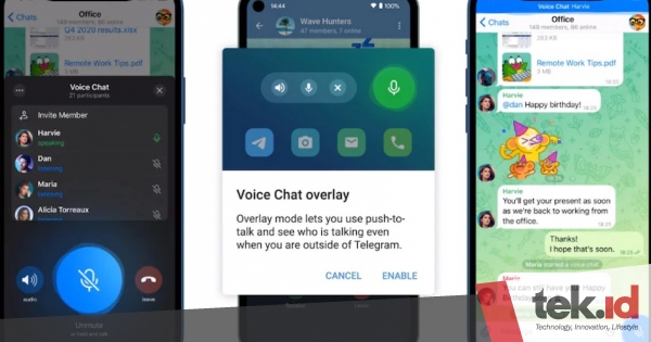 Telegram has new features similar to Discord