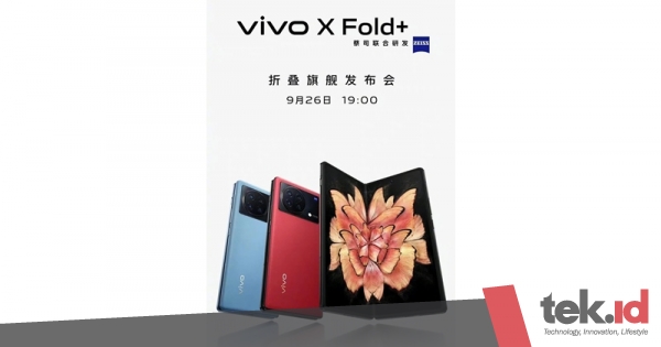 Vivo X Fold+ akan hadir tanggal 26 September