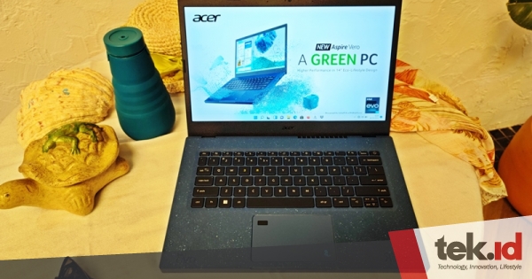 Menjajal laptop ramah lingkungan Acer Aspire Vero