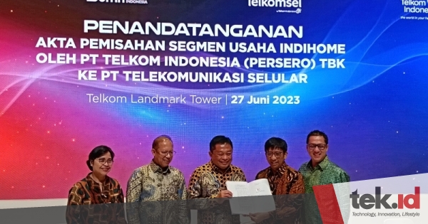 Telkom Resmi Serahkan IndiHome Ke Telkomsel