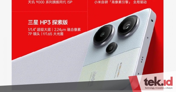 Redmi Note 13 Pro+ usung sensor kamera Samsung HP3 200MP