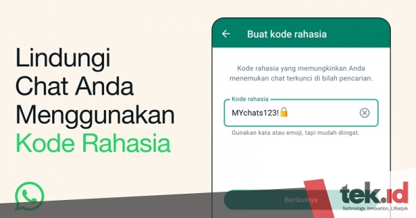 WhatsApp Rilis Fitur Secret Code Untuk Kunci Chat Rahasia